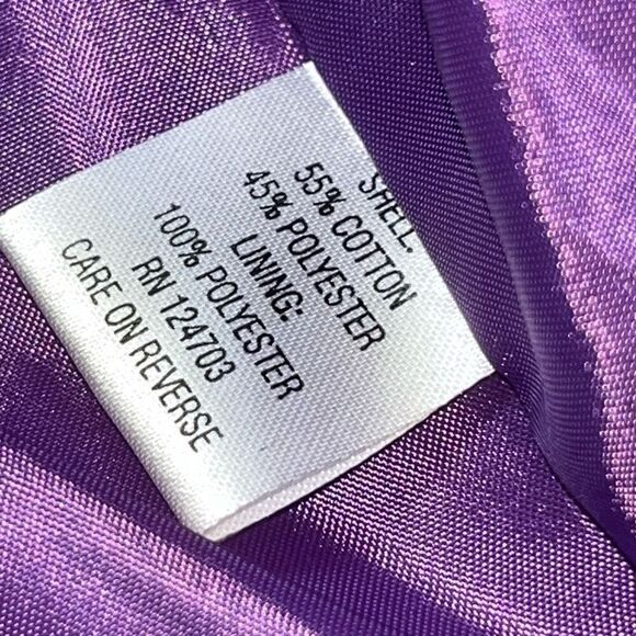 JONI B Bohemian Open Front Cardigan Purple Women’s Medium - Picture 10 of 13